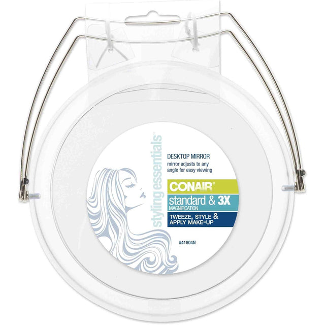 CONAIR Styling Essentials 2-Sided Desktop Mirror - Clear-074108418043-LR-220813-1-LR eShop