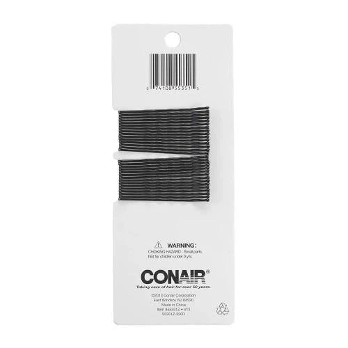 CONAIR Styling Essentials Bobby Pins - Black, 90 count-074108553515-LR-192400-2-LR eShop