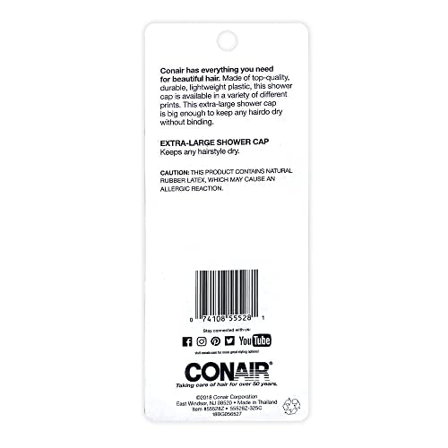 CONAIR Styling Essentials Cover & Protect Extra Large Shower Cap Bouffant-074108555281-LR-255035-2-LR eShop