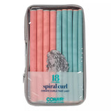 CONAIR Styling Essentials Heatless Spiral Rollers - Coral & Teal, 18 count-074108625045-LR-249662-1-LR eShop