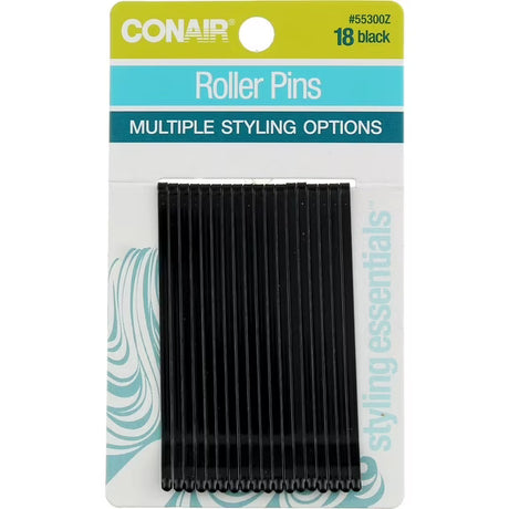CONAIR Styling Essentials Roller Pins - Black, 18 count-074108553003-LR-184272-1-LR eShop