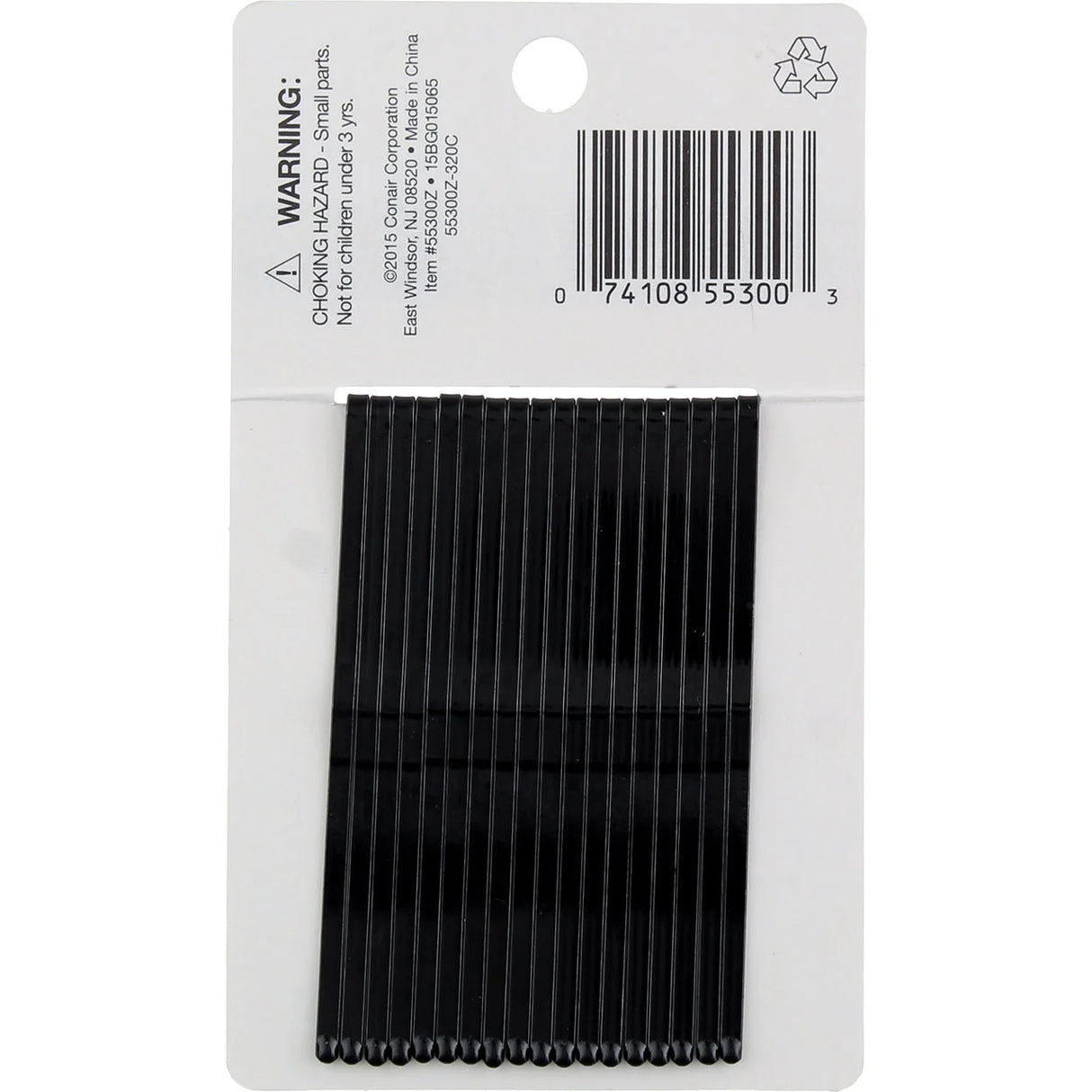 CONAIR Styling Essentials Roller Pins - Black, 18 count-074108553003-LR-184272-2-LR eShop