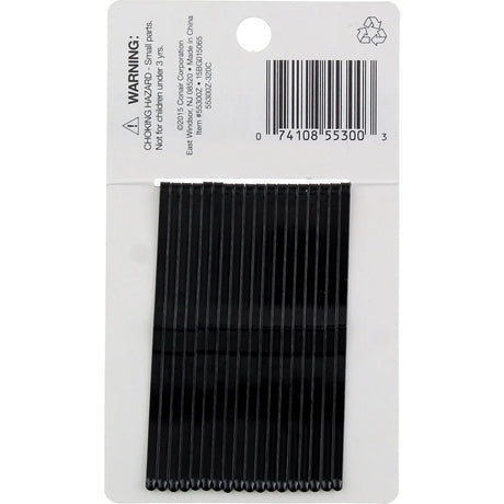 CONAIR Styling Essentials Roller Pins - Black, 18 count-074108553003-LR-184272-2-LR eShop