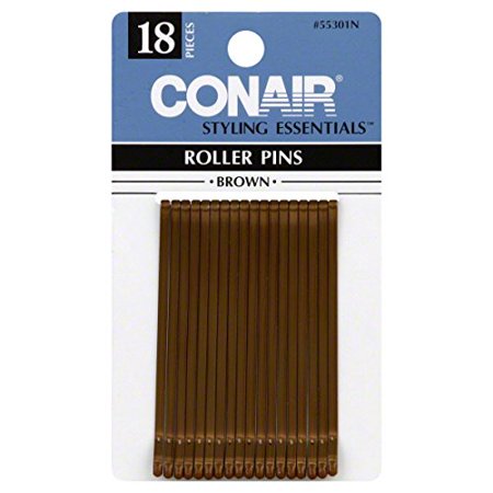CONAIR Styling Essentials Roller Pins - Brown, 18 count-074108553010-LR-184308-1-LR eShop