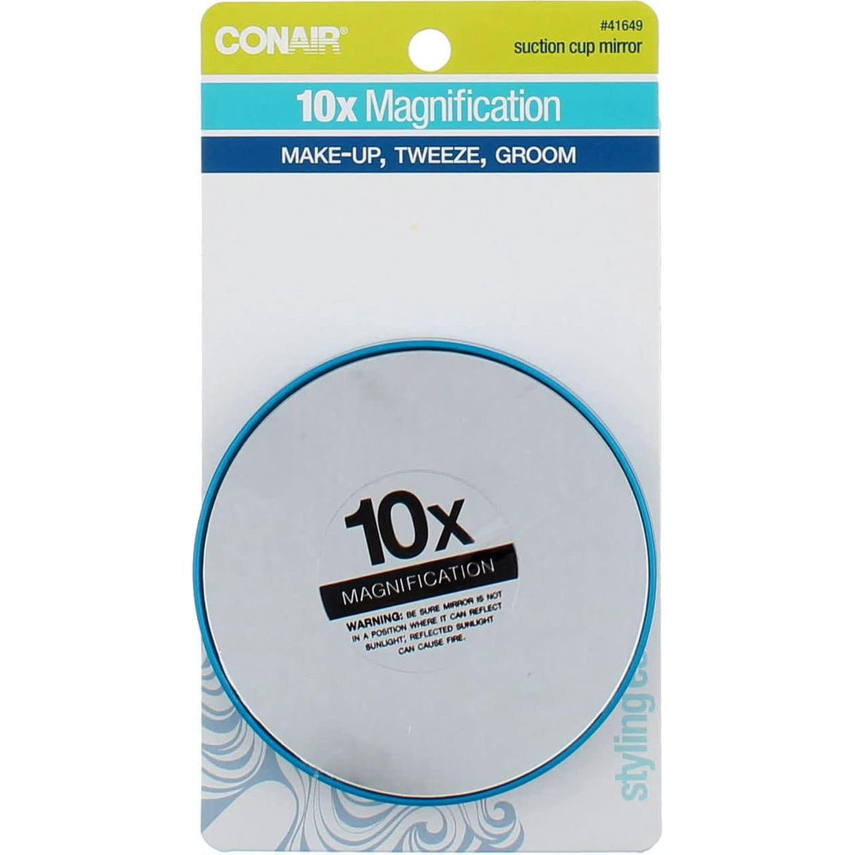 CONAIR Styling Essentials Suction Cup Mirror - Assorted, 10x Magnification-074108416490-LR-171351-1-LR eShop