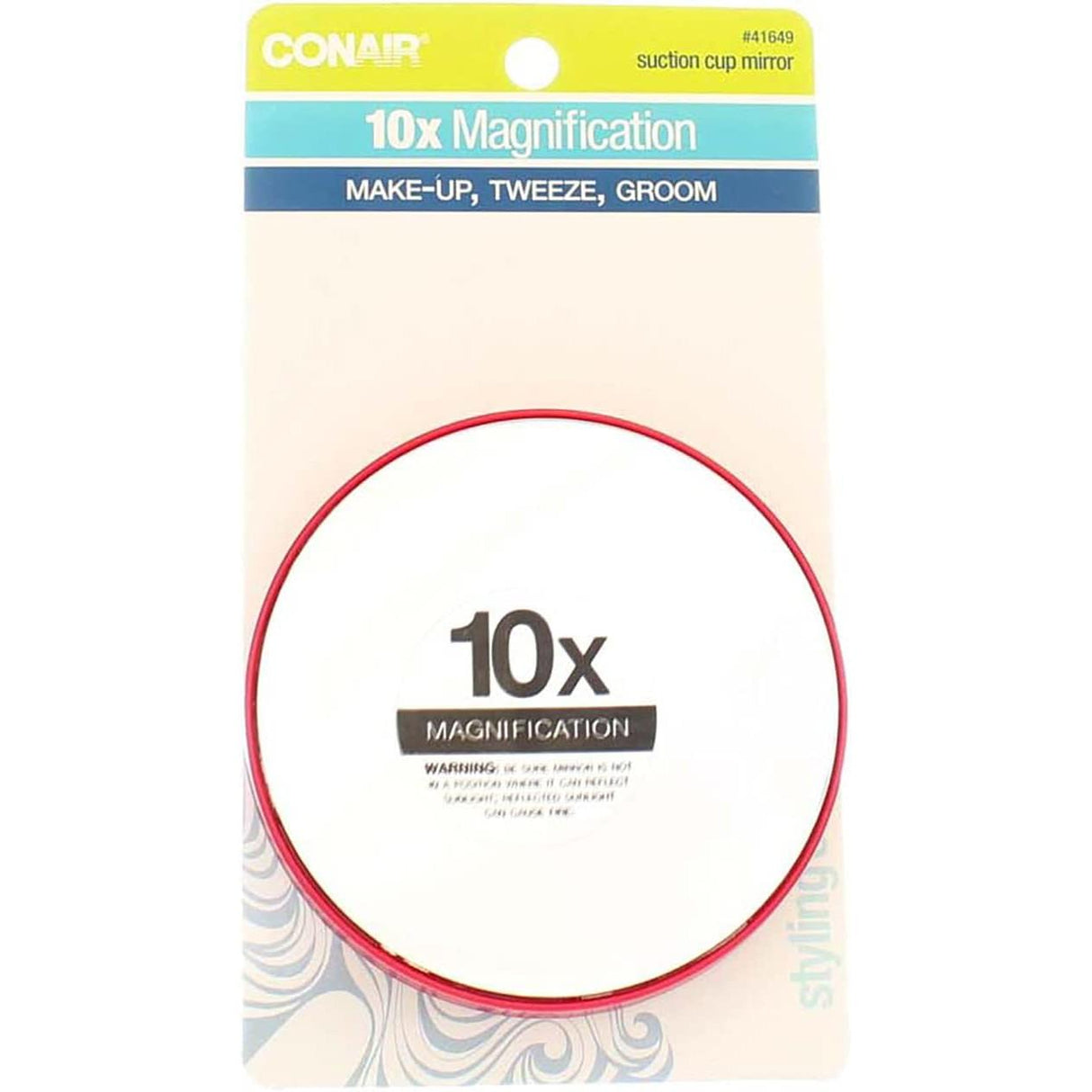CONAIR Styling Essentials Suction Cup Mirror - Assorted, 10x Magnification-074108416490-LR-171351-2-LR eShop