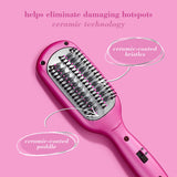 CONAIR Super Smoothing Mini Ceramic Hair Straightening Brush - Pink-074108514226-LR-361544-7-LR eShop