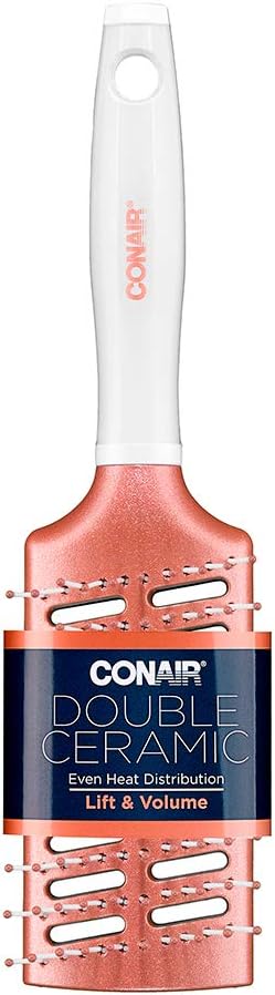 CONAIR Supreme Double Ceramic Vent Brush - White & Rose Gold-074108750297-LR-346095-1-LR eShop