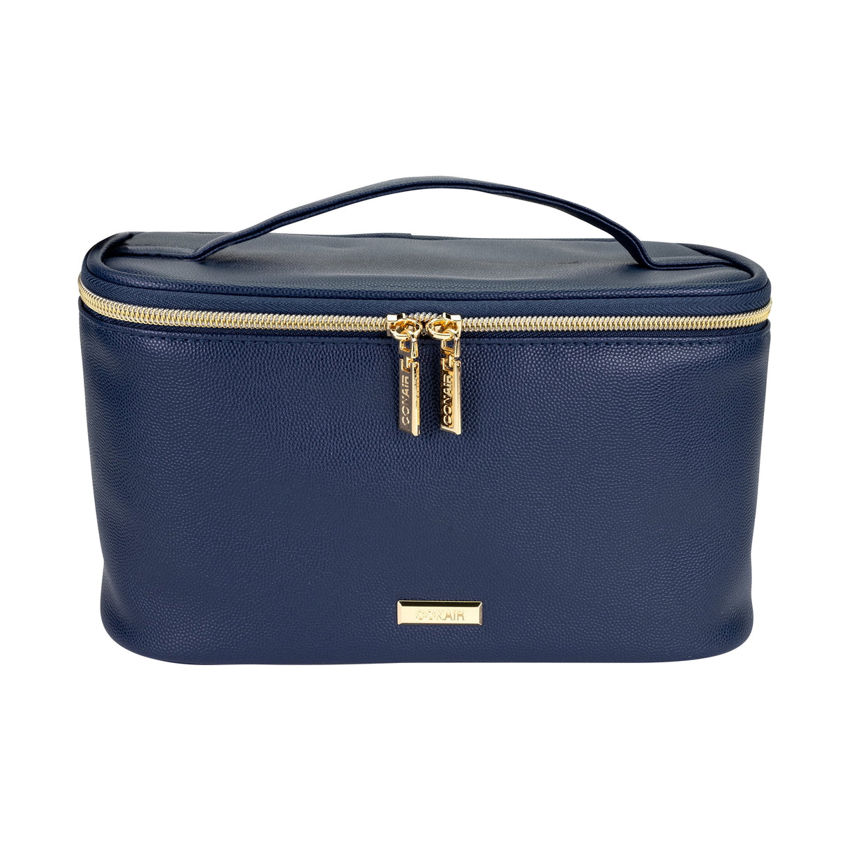 CONAIR Textured Train Case Cosmetic Bag - Navy-079642320678-LR-357088-1-LR eShop