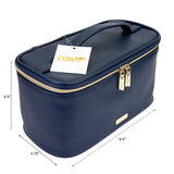 CONAIR Textured Train Case Cosmetic Bag - Navy-079642320678-LR-357088-4-LR eShop