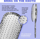 CONAIR The Knot Dr. Pro Brite Wet & Dry Detangler Hair Brush - Black & White Floral-074108955791-LR-345412-4-LR eShop