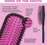 CONAIR The Knot Dr. Pro Mini Wet & Dry Detangler Hair Brush With Pink Case-074108953322-LR-341245-3-LR eShop