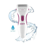 CONAIR Twin Foil Body and Facial Hair Shaver for Women - Pink & White-074108261250-LR-241240-9-LR eShop