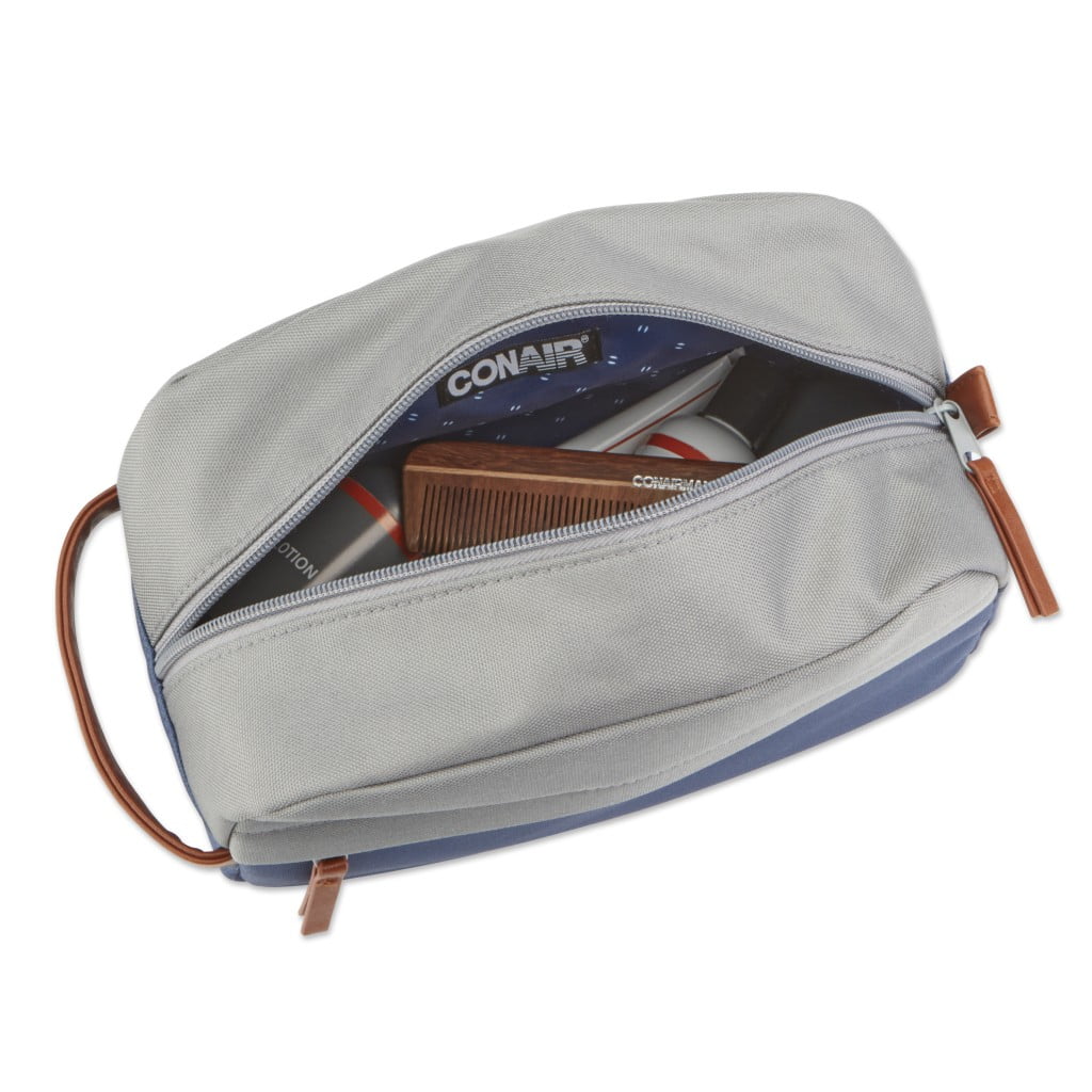 CONAIR Two Tone Toiletry Bag - Navy and Gray-079642305422-LR-348398-2-LR eShop