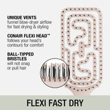 CONAIR Velvet Touch Flexi-Head Hairbrush - Pink-074108773340-LR-358736-2-LR eShop