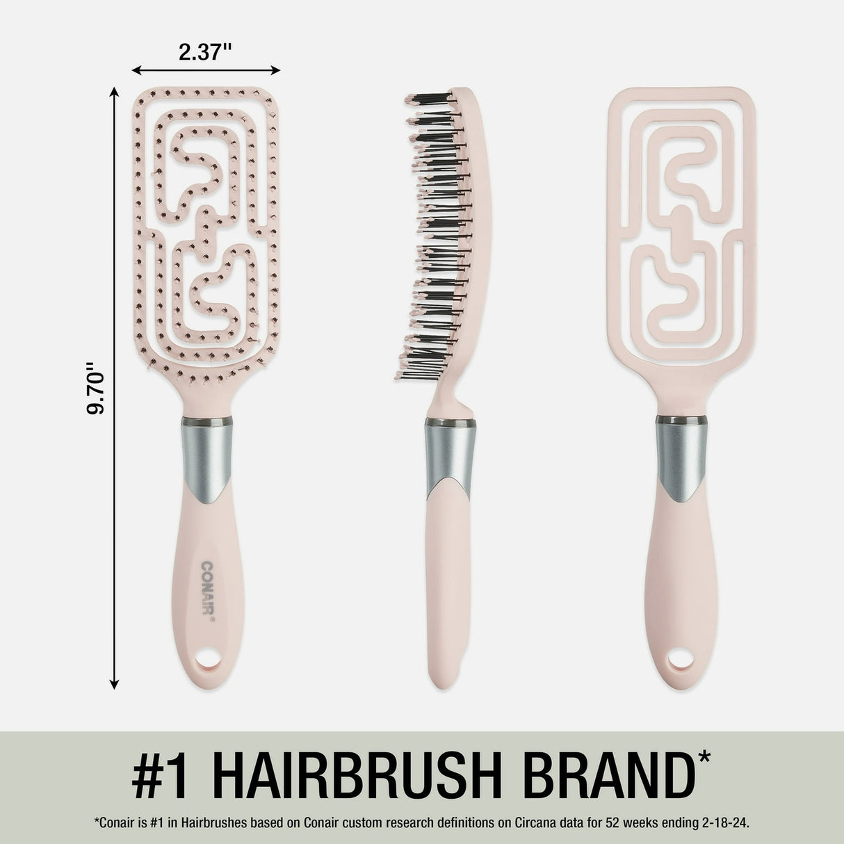 CONAIR Velvet Touch Flexi-Head Hairbrush - Pink-074108773340-LR-358736-3-LR eShop