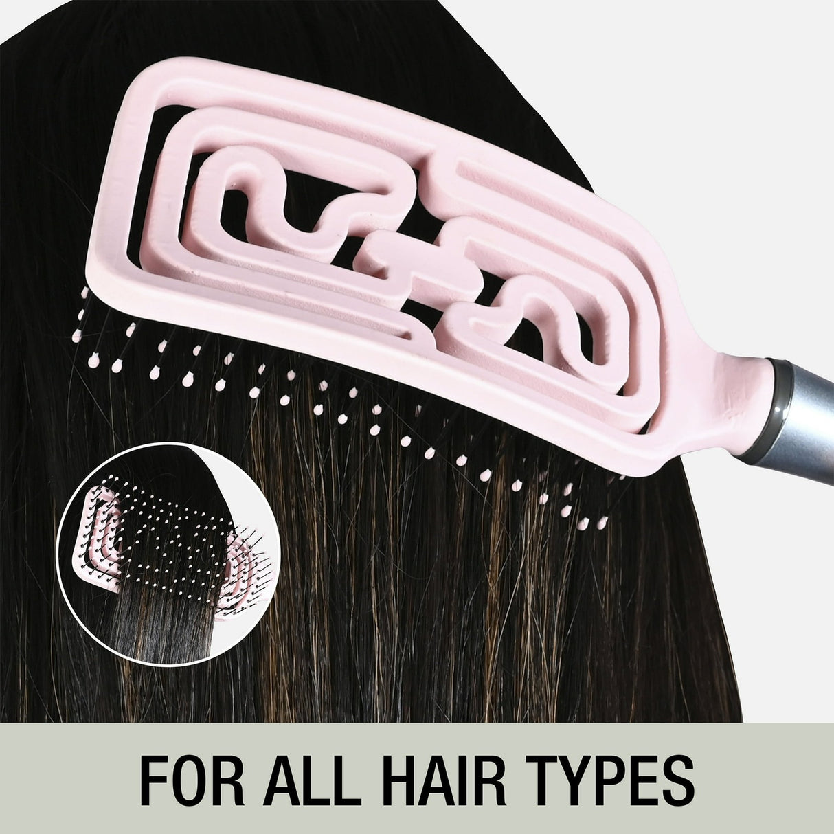 CONAIR Velvet Touch Flexi-Head Hairbrush - Pink-074108773340-LR-358736-4-LR eShop