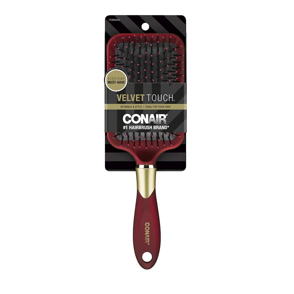 CONAIR Velvet Touch Soft Handle Paddle Brush - Assorted-074108772053-LR-158497-3-LR eShop