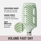 CONAIR Velvet Touch Vented Blow Dry Hairbrush -Green-074108773388-LR-358737-3-LR eShop