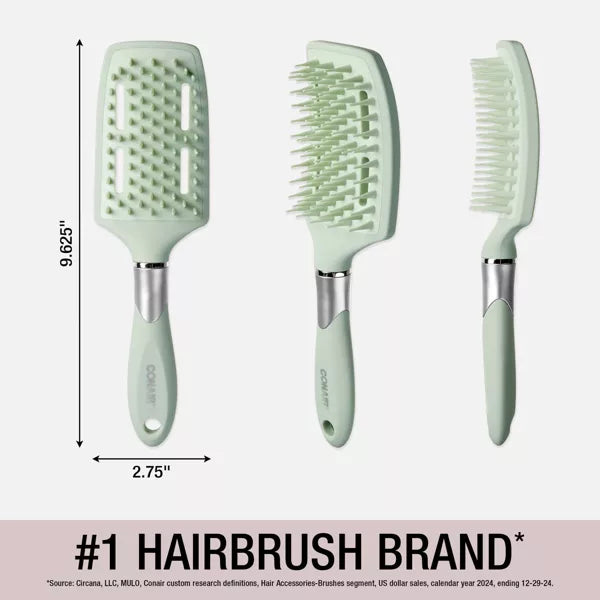 CONAIR Velvet Touch Vented Blow Dry Hairbrush -Green-074108773388-LR-358737-4-LR eShop