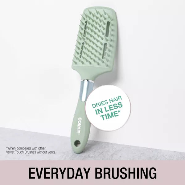 CONAIR Velvet Touch Vented Blow Dry Hairbrush -Green-074108773388-LR-358737-6-LR eShop