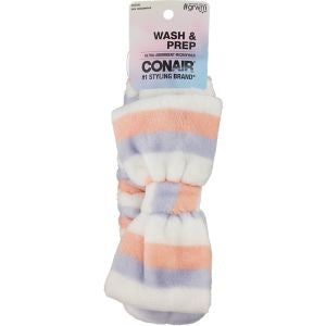 CONAIR Wash & Prep Striped Spa Headwrap-074108597069-LR-357240-1-LR eShop