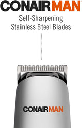CONAIRMAN All-in-One Beard Trimmer Men's Grooming Kit, 12 piece-074108207029-LR-203918-5-LR eShop