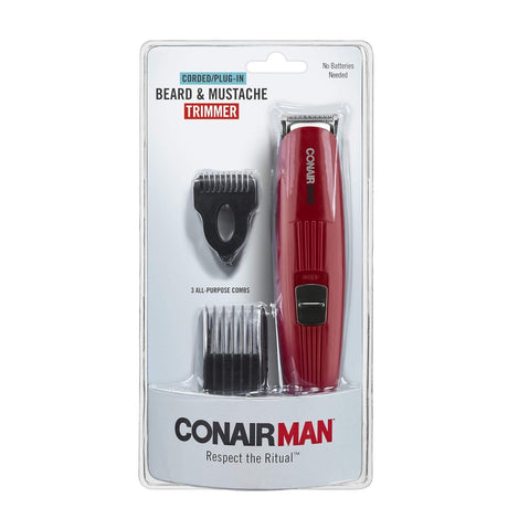 CONAIRMAN Beard Trimmer Men's Grooming Kit, 4 piece-074108224026-LR-223515-1-LR eShop