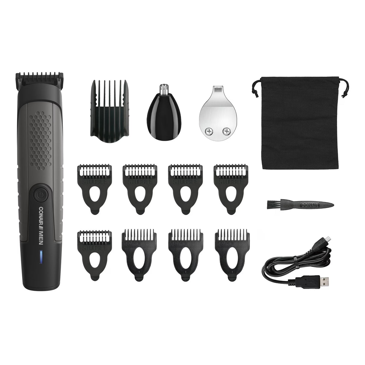CONAIRMAN Lithium-Ion Battery-Powered All-in-One Hair Trimmer Set, 16 count-074108478733-LR-361097-2-LR eShop