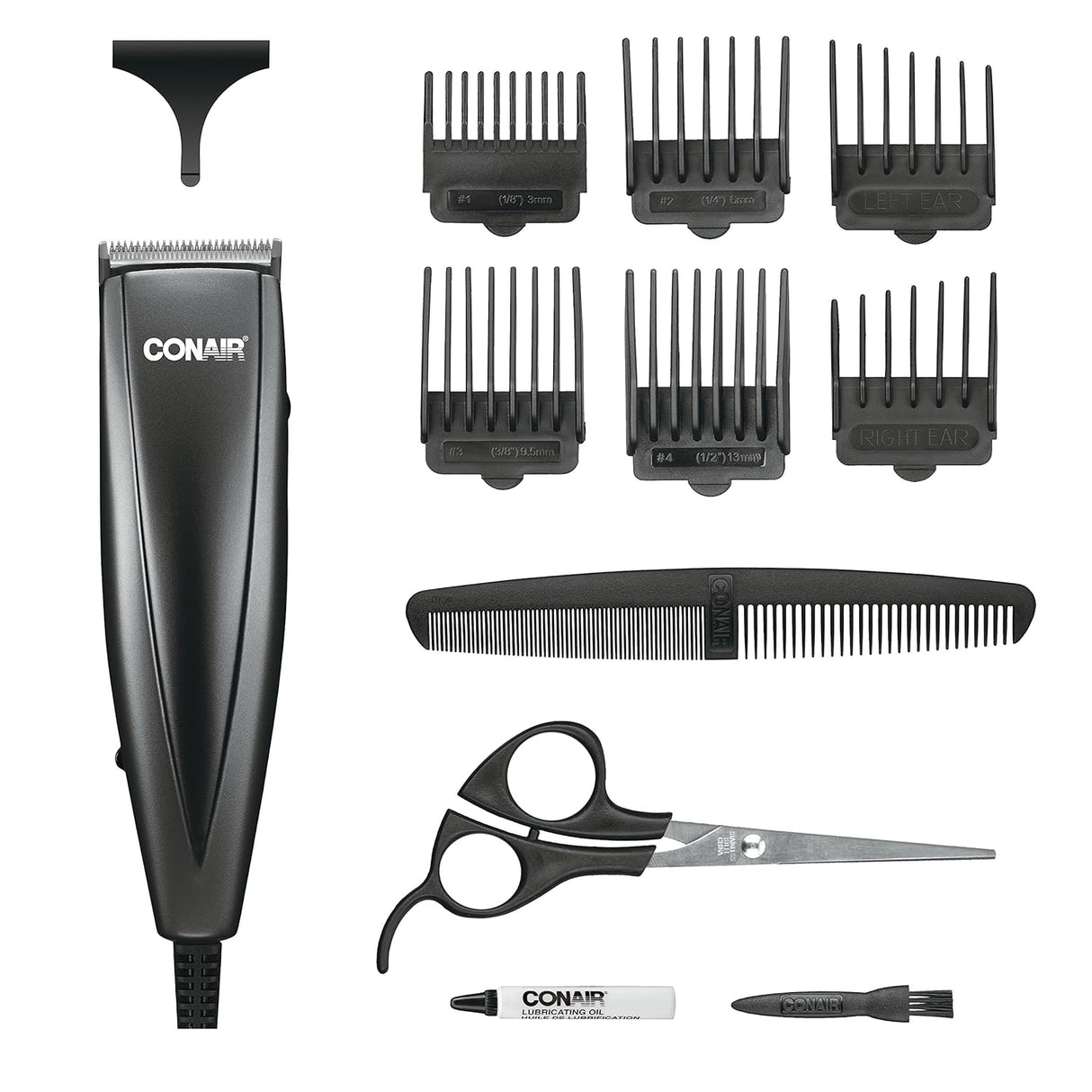 CONAIRMAN Simple Cut Hair Clippers for Men, 12 piece kit-074108151964-LR-361086-2-LR eShop