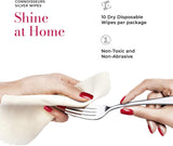 CONNOISSEURS Dry and Disposable Silver Wipes, 10 count-078682001462-LR-133781-3-LR eShop