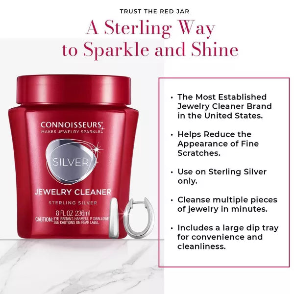 CONNOISSEURS Liquid Solution Silver Jewelry Cleaner, 8 oz-078682001165-LR-173645-4-LR eShop