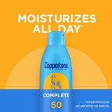 Coppertone Complete Sunscreen Spray, SPF 50 Spray Sunscreen, 5.5 Oz-072140035204-LR-363381-2-LR eShop