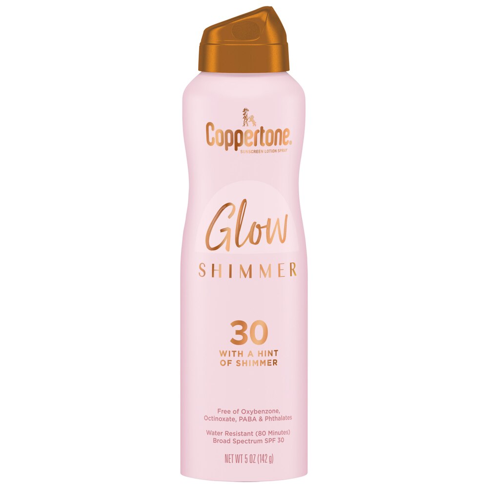 Coppertone Glow with Shimmer Spray Sunscreen, SPF 30, 5 Oz-072140028497-LR-363352-1-LR eShop