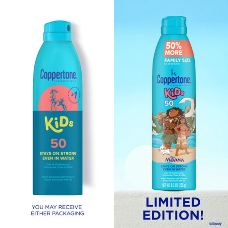 Coppertone Kids SPF 50 Water Resistant Sunscreen for Kids, 8.3 Oz Can-072140039578-LR-363532-1-LR eShop