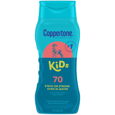 Coppertone SPF 70 Sunscreen for Kids, Water Resistant Lotion, 8 Fl Oz-072140027421-LR-363341-1-LR eShop