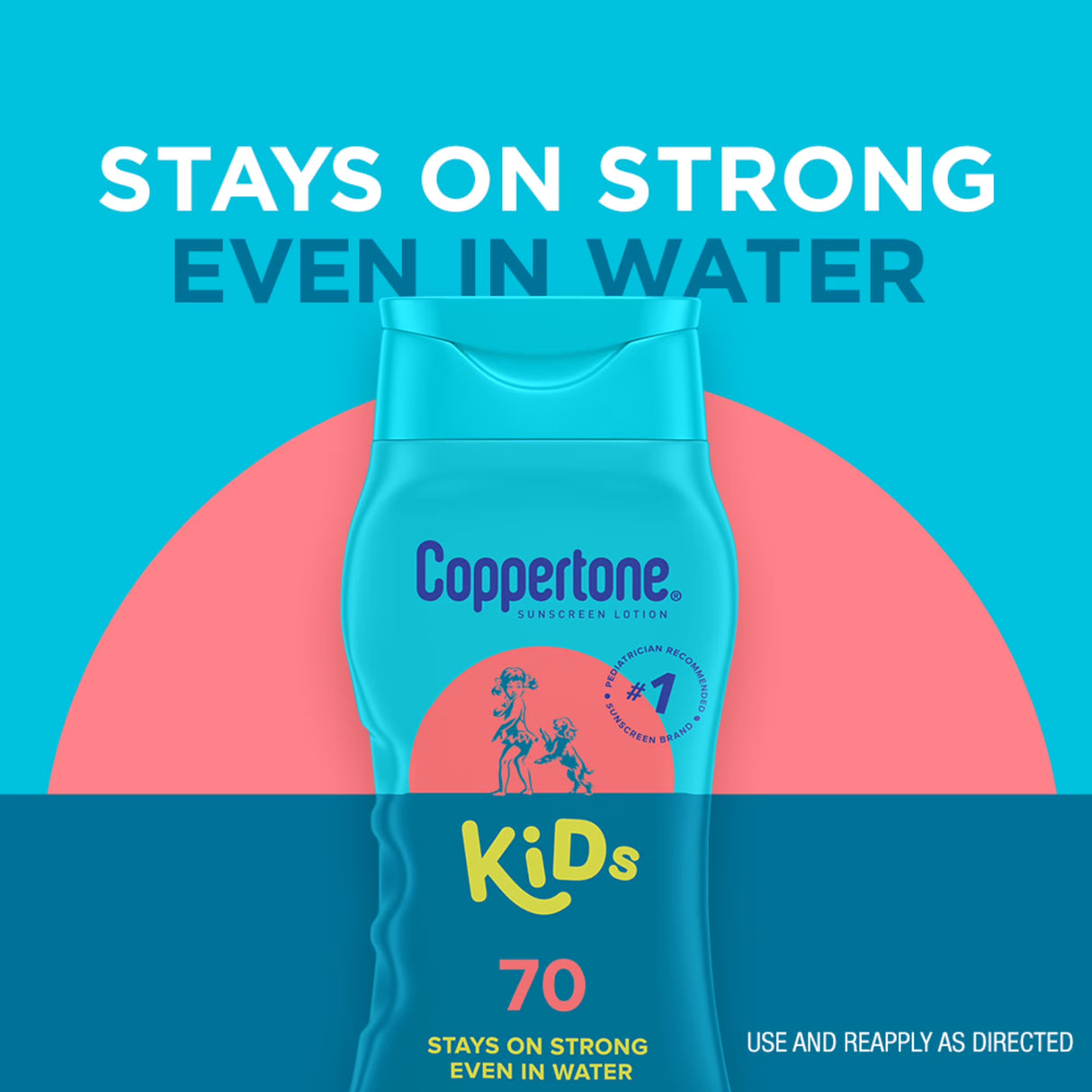 Coppertone SPF 70 Sunscreen for Kids, Water Resistant Lotion, 8 Fl Oz-072140027421-LR-363341-4-LR eShop