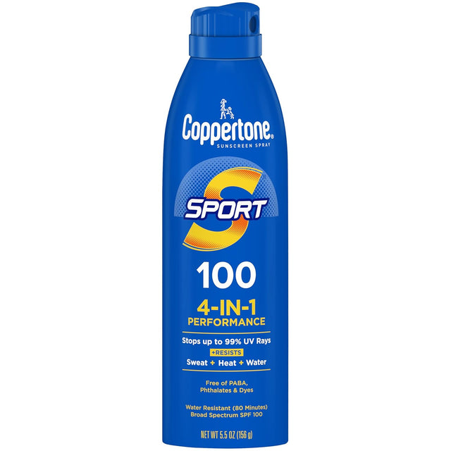 Coppertone Sport Broad Spectrum SPF 15 Water Resistant Spray Sunscreen, 5.5 Oz-072140039547-LR-363529-1-LR eShop