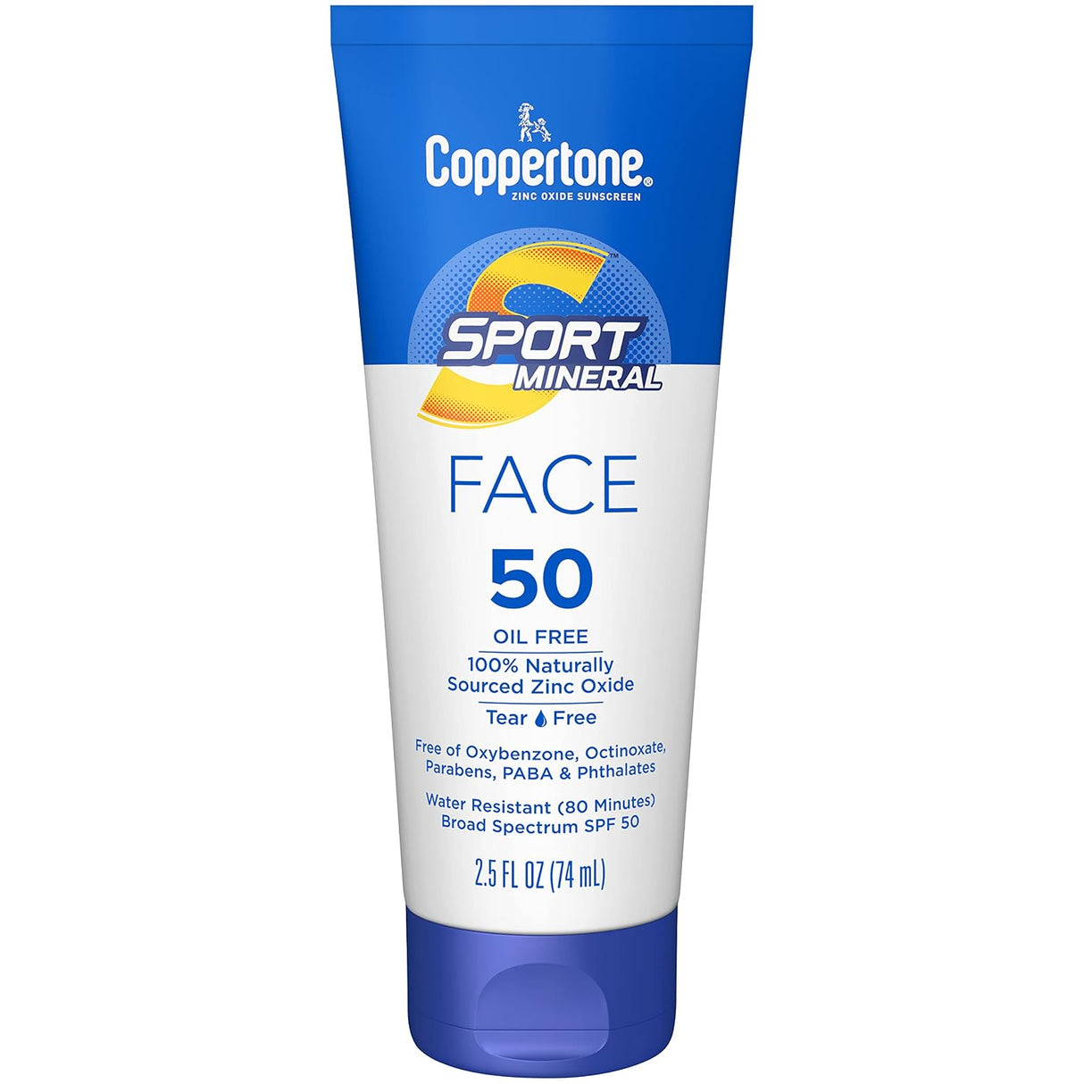 Coppertone Sport Mineral Face Sunscreen Lotion - SPF 50, 2.5 oz-072140028688-LR-363355-1-LR eShop