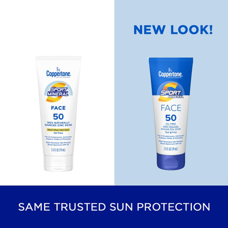 Coppertone Sport Mineral Face Sunscreen Lotion - SPF 50, 2.5 oz-072140028688-LR-363355-2-LR eShop