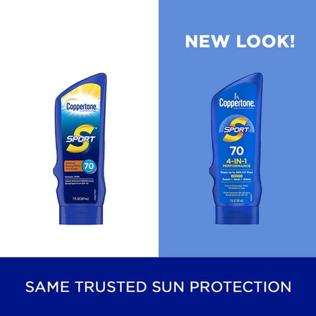 Coppertone Sport Sunscreen Lotion, Broad Spectrum SPF 70 Sunscreen, 7 fl oz-072140027483-LR-363343-2-LR eShop