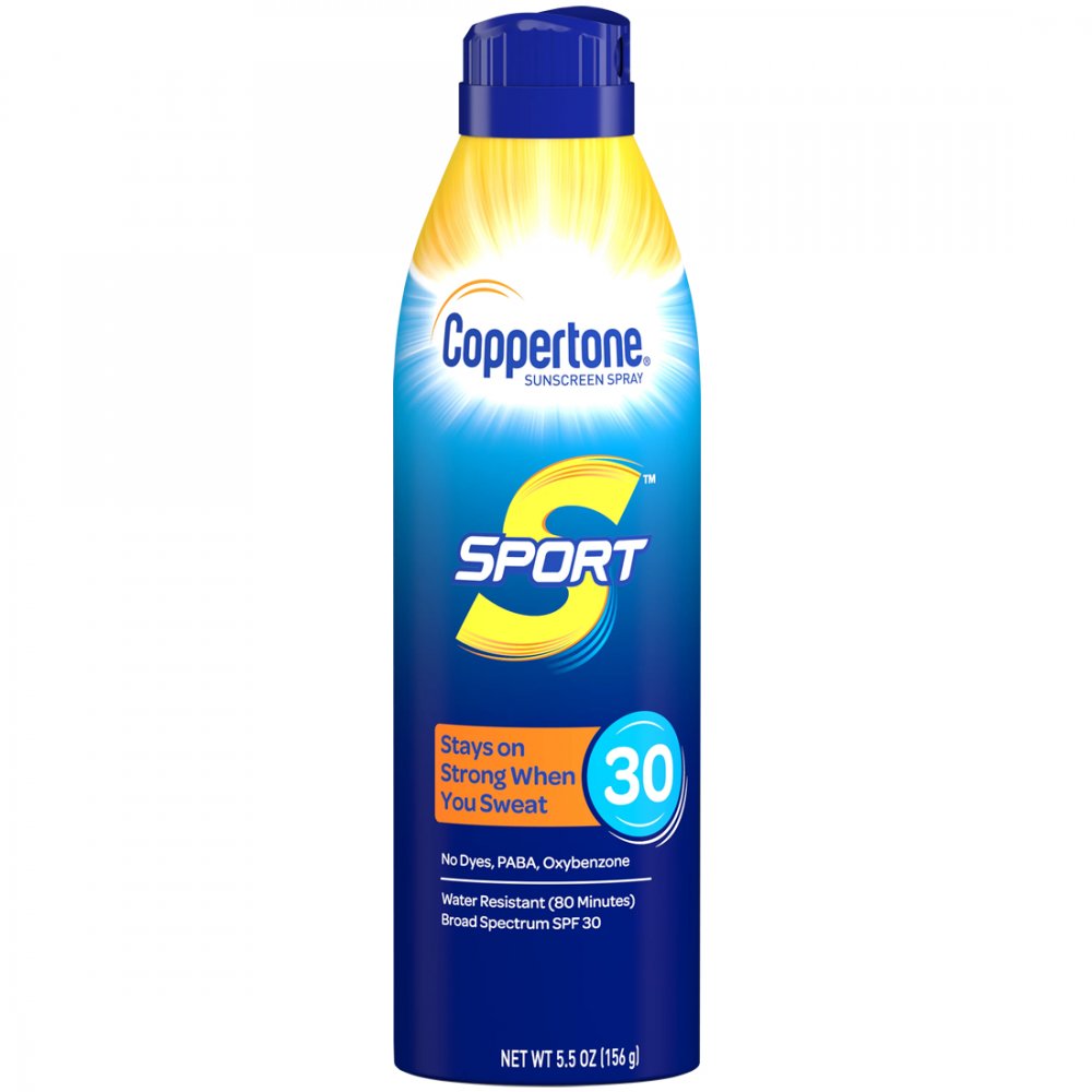 Coppertone Sport Sunscreen Spray, Broad Spectrum SPF 30 Water Resistant Spray Sunscreen, 8.3 Oz-072140039554-LR-363530-1-LR eShop