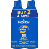 Coppertone Sport Sunscreen Spray - SPF 50, Twin Pack-072140035303-LR-363382-1-LR eShop
