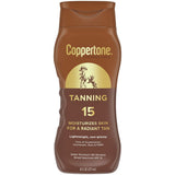 Coppertone Tanning Sunscreen Lotion, Broad Spectrum SPF 15 Sunscreen, 8 Fl Oz-072140027407-LR-363339-1-LR eShop