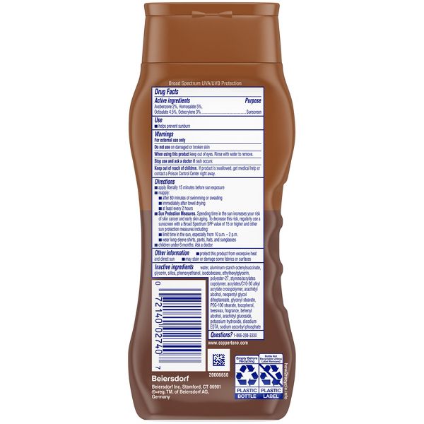 Coppertone Tanning Sunscreen Lotion, Broad Spectrum SPF 15 Sunscreen, 8 Fl Oz-072140027407-LR-363339-2-LR eShop