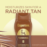 Coppertone Tanning Sunscreen Lotion, Broad Spectrum SPF 8, 8 Fl Oz-072140027414-LR-363340-2-LR eShop