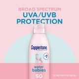 Coppertone WaterBabies SPF 50 Baby Spray On Sunscreen, 6 Oz, Pack of 2-072140028961-LR-363363-3-LR eShop