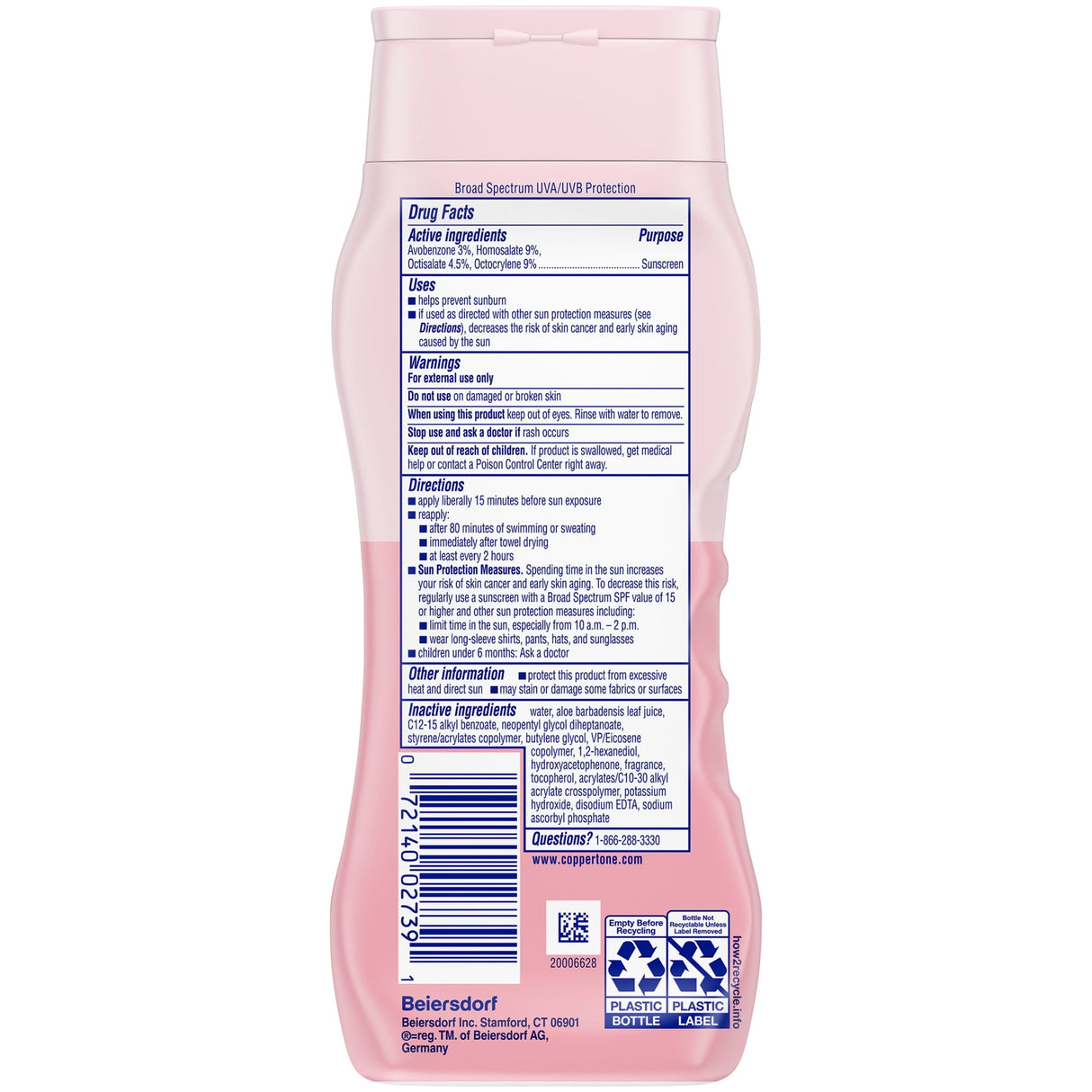 Coppertone WaterBabies SPF 50 Baby Sunscreen Lotion, Water Resistant Sunscreen for Babies, 8 Fl Oz-072140027391-LR-363338-9-LR eShop