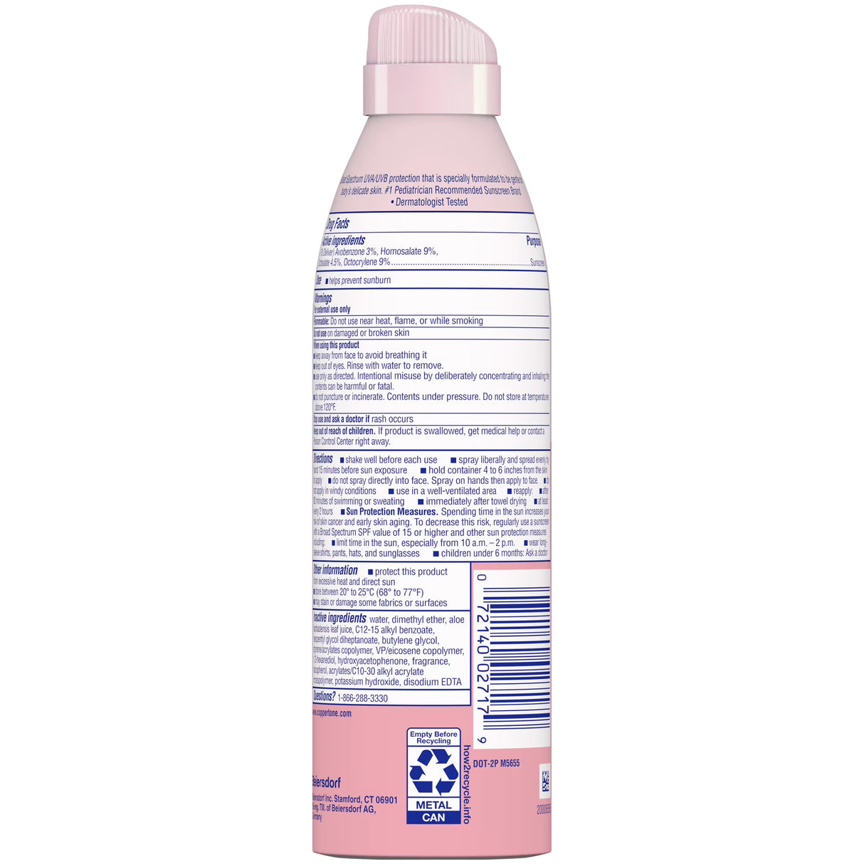 Coppertone WaterBabies Sunscreen Spray, SPF 50, 6 Oz-072140027179-LR-363337-7-LR eShop