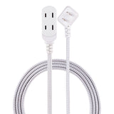 cordinate Basic 3-Outlet Polarized Extension Cord - White, 15 ft-030878434317-LR-339331-2-LR eShop
